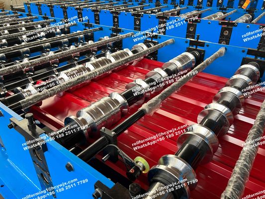1250mm Galvanizli Sac Levha Rulo Şekillendirme Makineleri 5.5kw Güç