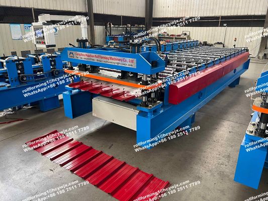 Etiyopya 600 PLC Kontrol Sistemi Çatı Yapısı Makinesi Demir Dökme Makinesi