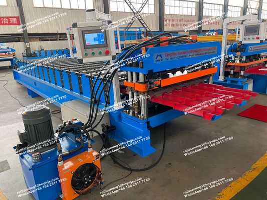 Çatı Plakası Formasyon Makinesi/Plakalı Plakası Yapım Makinesi/Çelik Yapraklı Plakası Former