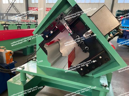 Yağmur suyu kanal profili için çelik / alüminyum / bakır kanal makinesi