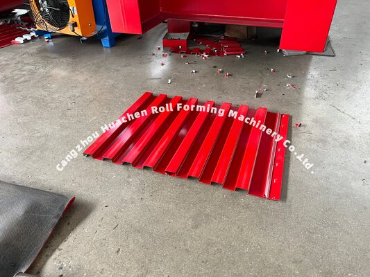 Galvanizli Çatı Yaprakları Soğuk Rulo Yapım Makinesi