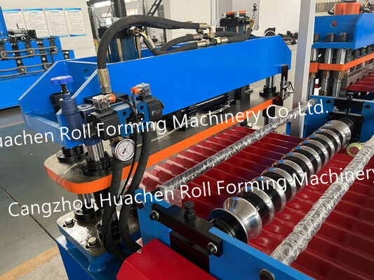 Metal Levhalar Çatı Kaplama Makinesi Kiremit Yapma Makinesi Oluklu ve Trapez Çatı Kaplama Kiremit Rulo Şekillendirme Makinesi