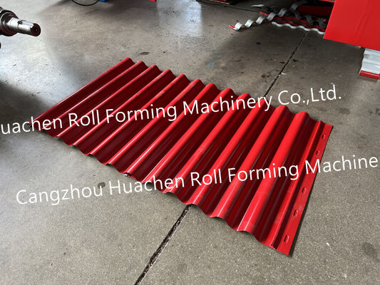 Tek katmanlı trapezoidal ve dalgalanmış metal çelik çatı paneli yaprak şekillendirme makinesi
