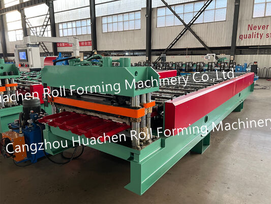 Tek katmanlı profilli metal çelik kiremit çatı paneli şekillendirme makinesi