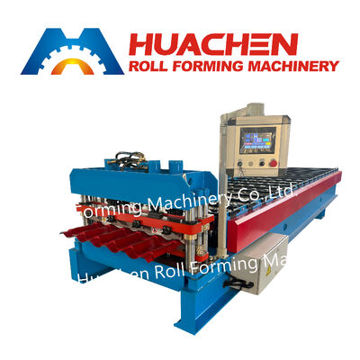Çelik Metal Galvanizli Çatı/Çatı Yaprağı Panel Çift Katman/Dek Soğuk Rulo Formasyon Makinesi/Makine