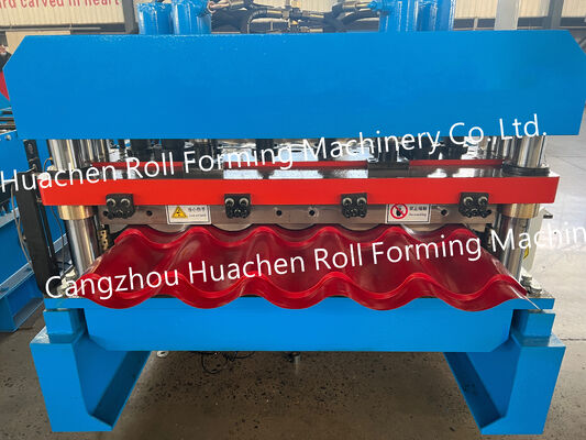Çelik Metal Galvanizli Çatı/Çatı Yaprağı Panel Çift Katman/Dek Soğuk Rulo Formasyon Makinesi/Makine