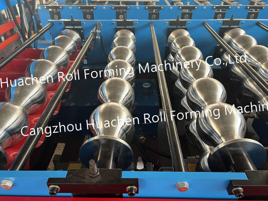 Çelik Metal Galvanizli Çatı/Çatı Yaprağı Panel Çift Katman/Dek Soğuk Rulo Formasyon Makinesi/Makine