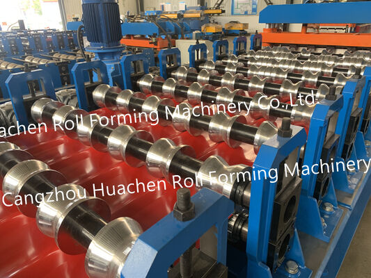 Automatic single-layer metal corrugated sheet rolling machine - Roof tile manufacturing rolling forming machine - Industrial equipment