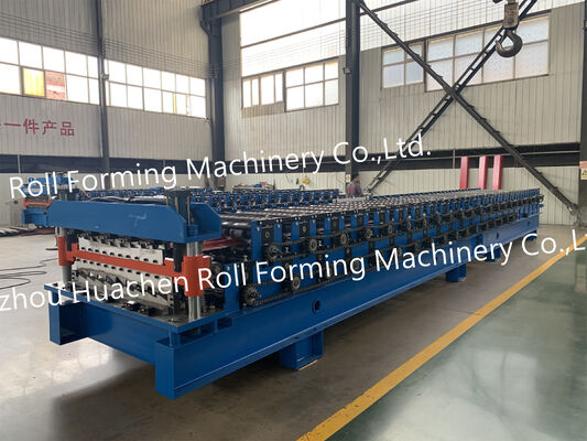 Çatı kiremitleri için çift katmanlı rulo şekillendirme makinesi