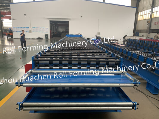 Çatı kiremitleri için çift katmanlı rulo şekillendirme makinesi