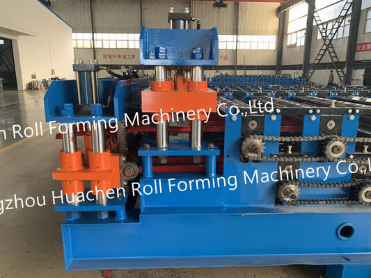 Metal Çelik Rulo Çatı Taşları Yapma Makinesi Çift Katmanlı Camlı Plak Yapma Formasyon Makinesi