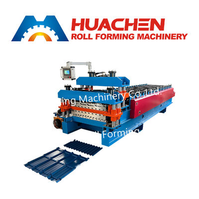 Alüminyum Taş Metal Çatı Yaprağı En İyi Çatı Yaprağı Üreticileri Makineler Duvar Paneli Çift Katmanlı Çatı Yaprağı Rulo Formasyon Makinesi Maquina De Planc