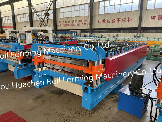 Putai Metal Oluklu Çatı Sayfası PPGI / PPGL / Gi/Gl Çinko Çelik Çatı Kiremit Rulo Şekillendirme Makinesi Yapımı