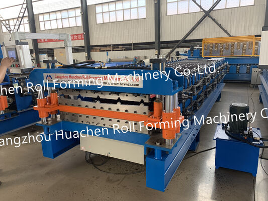 Çin'den Outlet Çift Katmanlı Kiremit Rulo Şekillendirme Makinesi