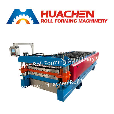 Yüksek Kalite ve Frekanslı Otomatik Çatı Rengi Çelik Yaprak Metal Rulo Formasyon Makinesi
