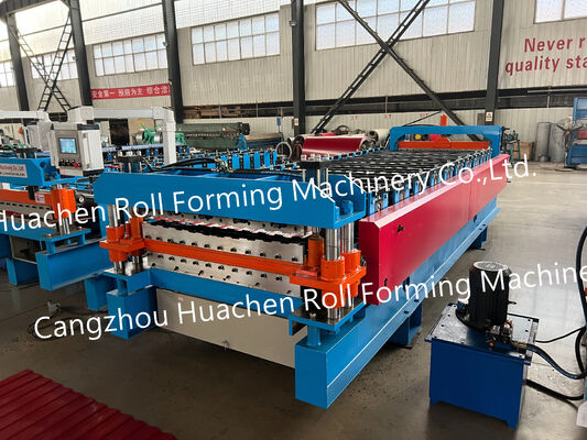 Yüksek Kalite ve Frekanslı Otomatik Çatı Rengi Çelik Yaprak Metal Rulo Formasyon Makinesi