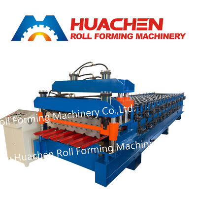 Çatı ve kaplama için çift katmanlı metal panelli levhaları rulo şekillendirme makinesi