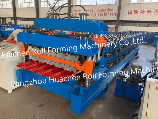 Çatı ve kaplama için çift katmanlı metal panelli levhaları rulo şekillendirme makinesi