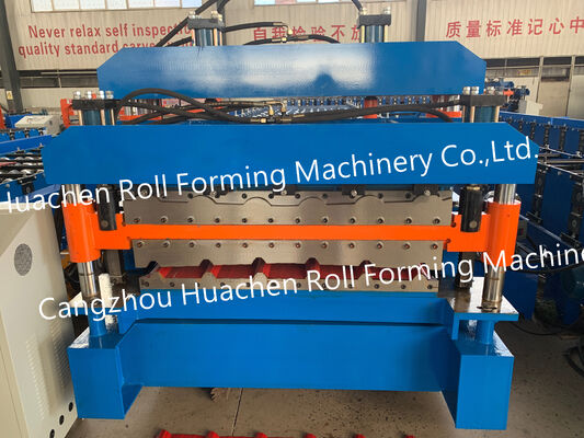 Çatı ve kaplama için çift katmanlı metal panelli levhaları rulo şekillendirme makinesi