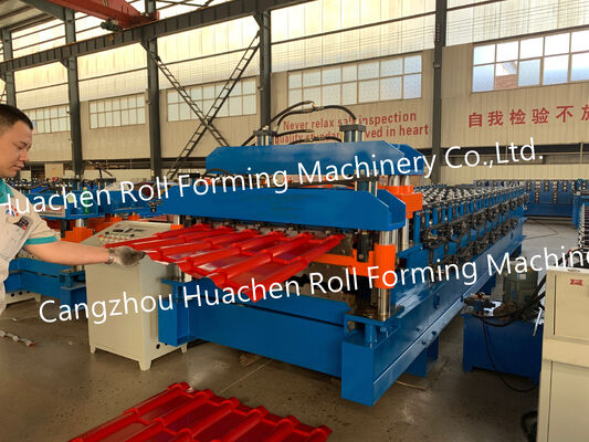 Çatı ve kaplama için çift katmanlı metal panelli levhaları rulo şekillendirme makinesi