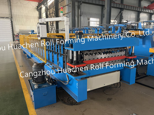 Metal sheet forming machine, aluminum alloy corrugated metal roof wall panel rolling forming machine
