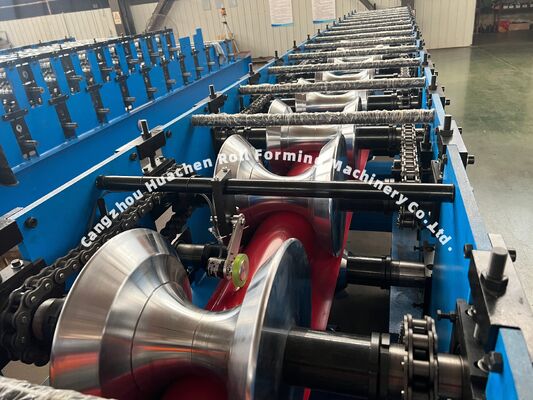 Çatı Endüstrisi Üretimi için Yüksek Performanslı Metal Ridge Cap Roll Forming Makinesi