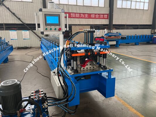 Çatı Endüstrisi Üretimi için Yüksek Performanslı Metal Ridge Cap Roll Forming Makinesi