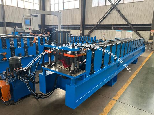 Çatı Endüstrisi Üretimi için Yüksek Performanslı Metal Ridge Cap Roll Forming Makinesi