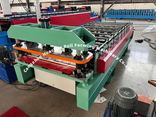 Metal Çelik Çatı Yaprak Çatı Paneli Rulo Yapma Makinesi