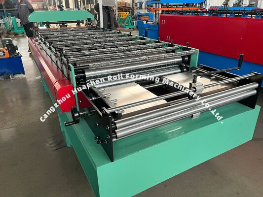 Metal Çelik Çatı Yaprak Çatı Paneli Rulo Yapma Makinesi