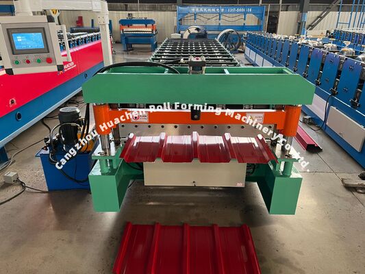 Çin'den Outlet Çift Katmanlı Kiremit Rulo Şekillendirme Makinesi