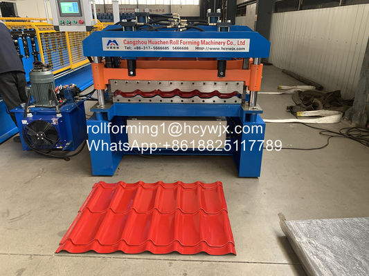 CE çelik camlı kiremit rulo şekillendirme makinesi 380V