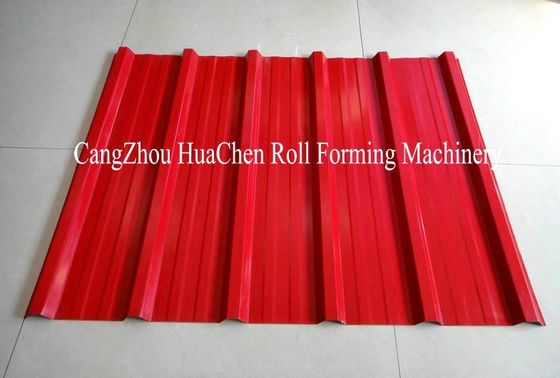 Sert Silindirler No.45 Çelik ile Siemens PLC Çift Katmanlı Çatı Paneli Rulo Şekillendirme Makinesi