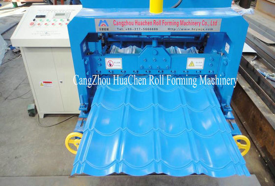 Double Press Glazed Step Tile Roll Forming Machine With 16 Forming Station
