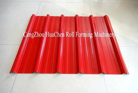 Chromadeck Roofing Sheet Roll Forming Machine Length Adjustable Hydraulic Cutting System