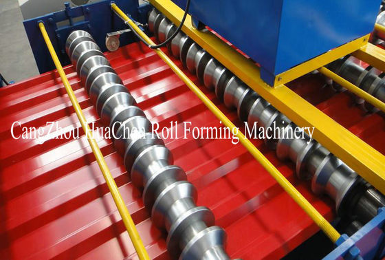 Mitsubishi PLC Metal Wall Panel Roll Forming Machine Yield Strength 550Mpa