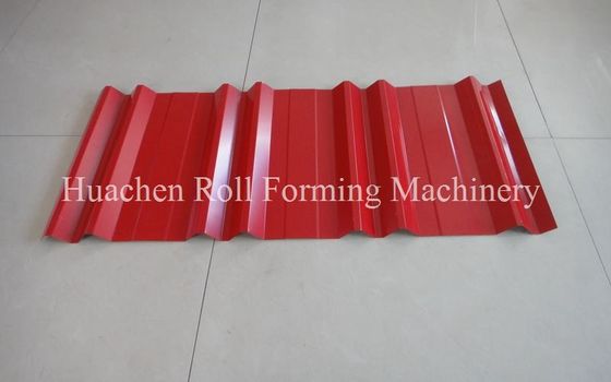 Fast Speed Color Steel Roof Sheet Roll Forming Machine With High Capacity