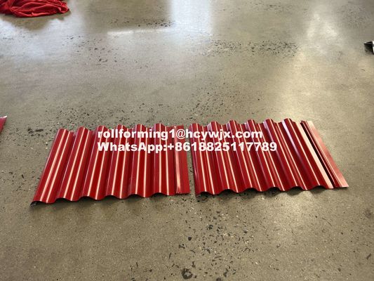 15m/Min Hız Dalgalanmış Yapı Makinesi Omron Kodlayıcı Güvenilir Performans