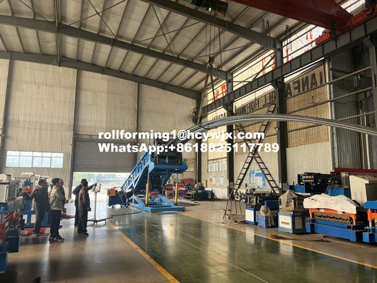 Gömlekli Çatı Yaprakları Rulo Yapma, Yapma ve Kemerleme Hepsi Birde Makinesi