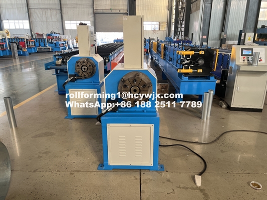 0.45-0.6mm Malzeme Kalınlığı 5.5kw Motor Gücü ile Downspout Roll Forming Machine