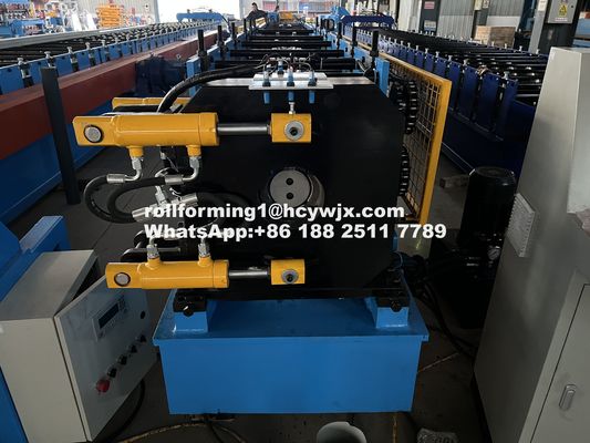 0.45-0.6mm Malzeme Kalınlığı 5.5kw Motor Gücü ile Downspout Roll Forming Machine