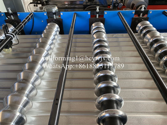 Verimlilik H kiriş tabanı 12-20 rulo şekillendirme makinesi 5.5KW Güç 220V 60HZ 3 fazlı