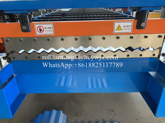 Verimlilik H kiriş tabanı 12-20 rulo şekillendirme makinesi 5.5KW Güç 220V 60HZ 3 fazlı