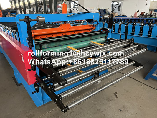 TR37-200/TR14-225 Çifte katmanlı rulo şekillendirme makinesinin ön kesim gilotini