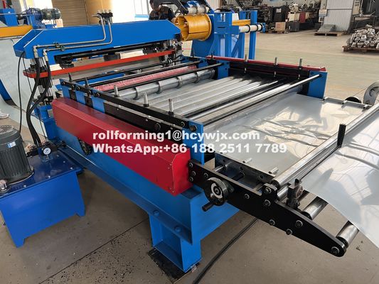 GI / PPGI hammaddesi için PLC kontrollü kesme kesme makinesi