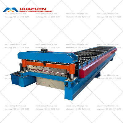 Otomatik Trapezoidal Çatı Paneli Çatı Yaprak Rulo Eski Metal Rulo Formasyon Makinesi Üreticileri R101 Tipi