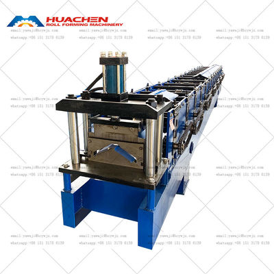 Çatı Ridge Cap Roll Forming Machine 0.3-0.6mm kalınlığı için