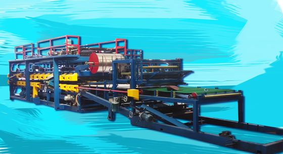 Köpük Çatı Sandviç Panel Üretim Hattı 32kw ​​Motor 45000 * 2500 * 2500mm