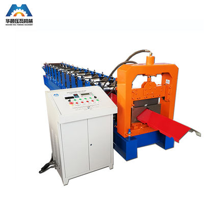 Professional Metal Roll Form Equipment With Cage Safety Hood , 5.5 Kw Forming System
