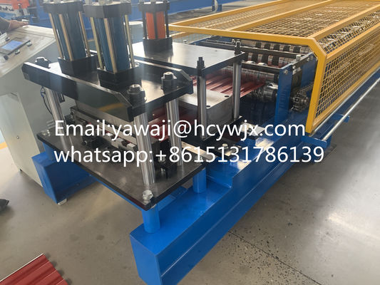 Otomatik Çapraz Kapı Blade Roll Forming Machine Garaj Kapısı Rolling Up Kapı Yapma Makinesi
